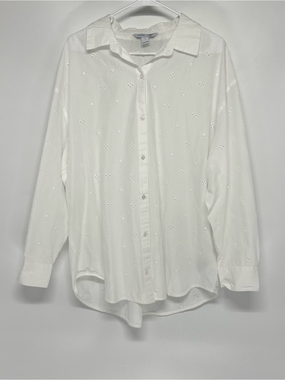 Old navy NWOT large boyfriend shirt button down